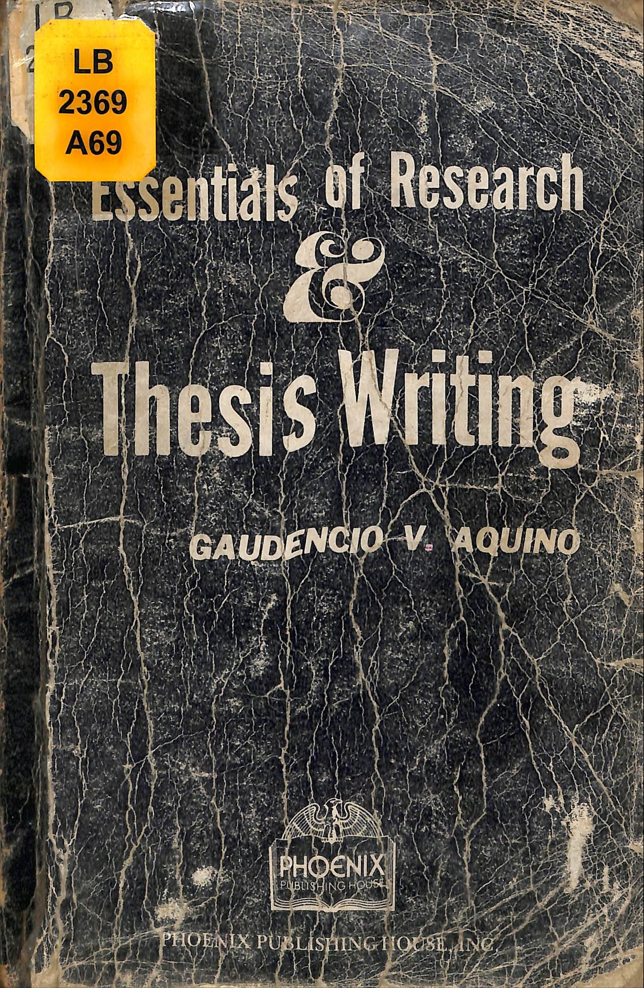 Essentials of Research Thesis Writing