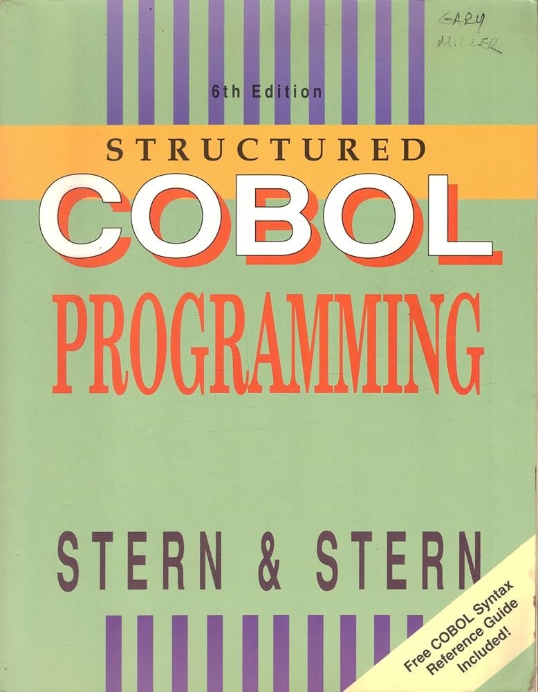 Structure Cobol Programming 6th Ed.