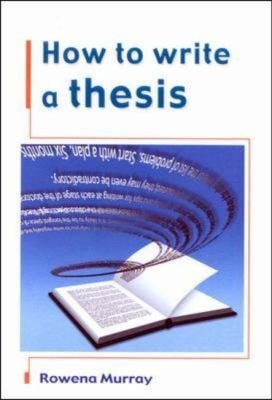 How to write a Thesis