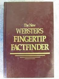 The new webster fingertip factfinder